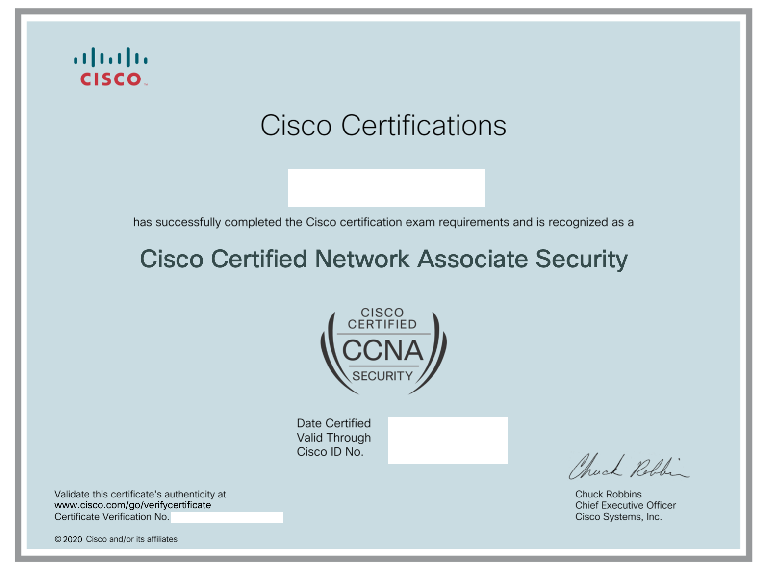Cisco CCNA Security 認證