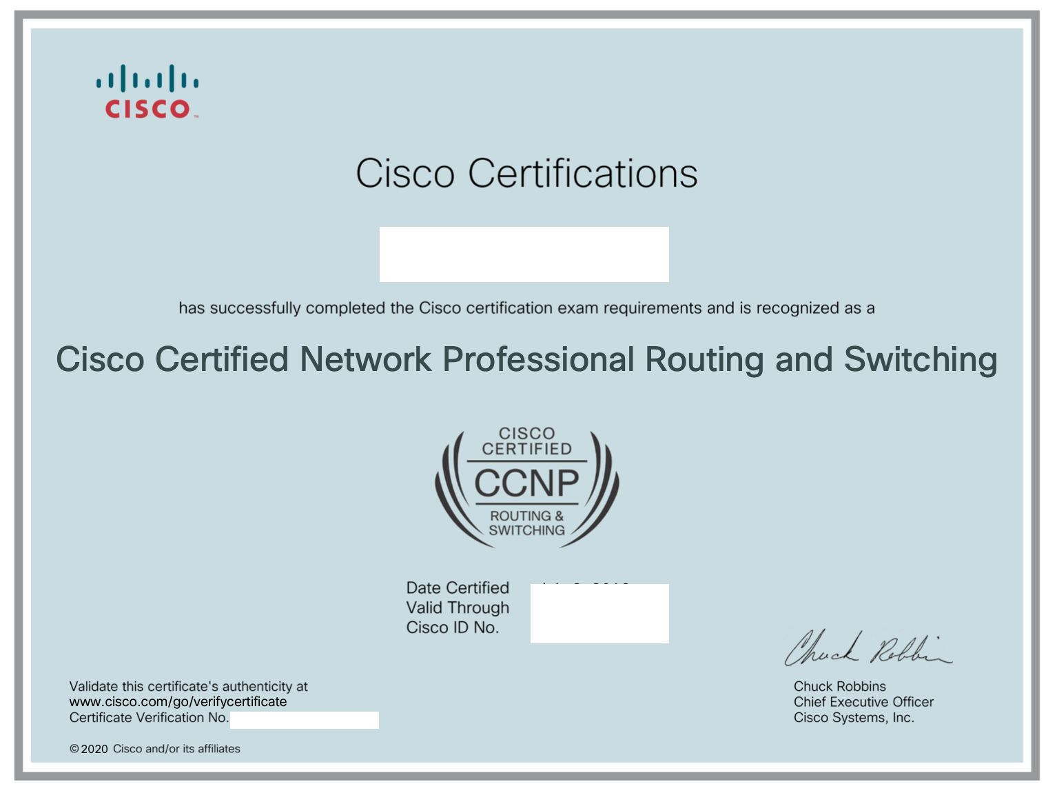Cisco CCNP 認證